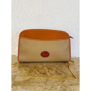 Vtg DOONEY & BOURKE all weather leather AWL small slim shoulder bag